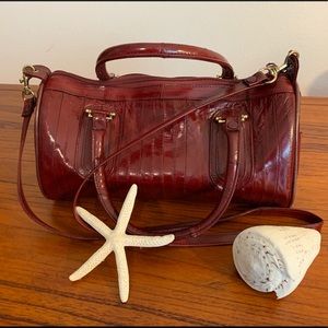 🛍👛 Vintage Genuine eel skin purse
